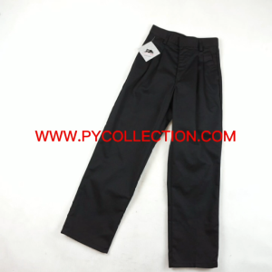BC024 - SELUAR SEKOLAH JENAMA BLACK CAT - SELUAR HITAM PANJANG COTTON MENENGAH
