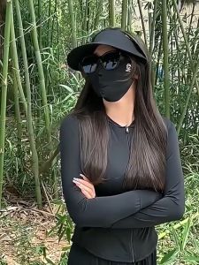 Foldable Wide Brim UV Sun Hat Sunscreen Hat Outdoor Summer Plain Ladies Women Woman Visor Cap Sports Beach Hat