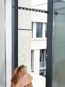 Window Clothes Drying Rack/Non Punching Clothes Hanger/Travel Portable Window Frame Clothes Hanger