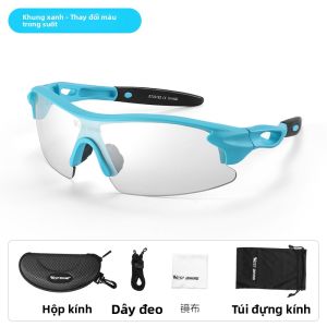 West Biking | Kính Đeo Đi Xe Đạp Chống Loá Tự Phản Ứng Ánh Sáng cho Nam và Nữ