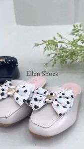 Viditi Ellen Mules Flat // Sepatu Sandal Import Anak Perempuan // Sekolah // Pesta // Shoes // Kado Ultah
