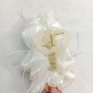 Kẹp Tóc Gấp Xinh Xắn Với Hai Màu Trắng Đen