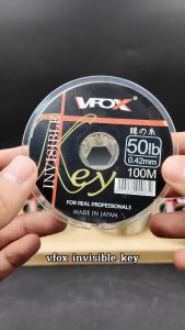 VFOX INVISIBLE KEY 100M Fishing Line Tali Pancing Tangsi Vfox Fishing Mono Line