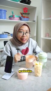 GM Bear Portable USB Blender Buah 4 Mata Pisau P0498 - Portable Blender Juicer