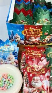 Mr candy|Merry Christmas Candy Gift Box 30PCS Cute Colorful Candy Beads Individually Packed Great for Party Sharing
