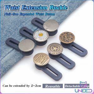 Need. Metal Button Extender for Jeans Vintage Style Adjustable Waist Buckles Detachable Extended Button