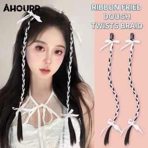 5 ฟิลเลอร์ผมเปียหวานแฟชั่น Y2K สไตล์สาวฮอต Bowknot วิกผมสำหรับผู้ชาย ขนาดส่วน 35 ครั้ง