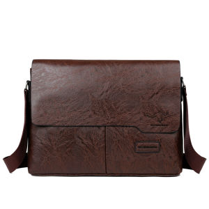 Men Shoulder Bag For IPAD Leather Business Handbag Men Messenger Bag Large Side Sling Bag Fashion Man Crossbody Bag