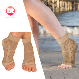 【ER】1 คู่ข้อเท้าสนับสนุนแขนบีบอัด บรรเทาอาการปวดข้อ Achille Tendonitis ถุงเท้า plantar fasciitis พร้อมสนับสนุนอุ้งเท้า