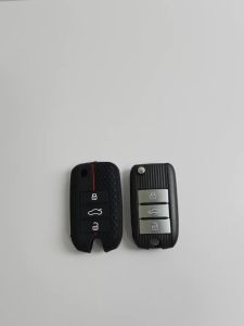 Silicone Car Flip Key Case Cover Bag Shell Protector Keychain Accessories for Roewe RX5 MG3 MG5 MG6 MG7 MG ZS GT GS 350 360 750