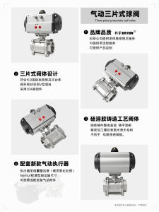 Stainless Steel Three-Piece Ball Valve Q611F-16P DN8~DN100 CF8/304 CF8M/316 PTFE Threaded Port Dual Way for Cutting off