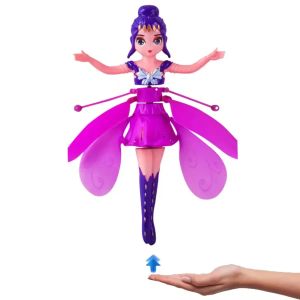 Hot Toys | Rotating Luminous Princess Helicopter Doll Dancing Airplane Gesture Induction Luminous Flying Toy Christmas Gift Holiday Gift
