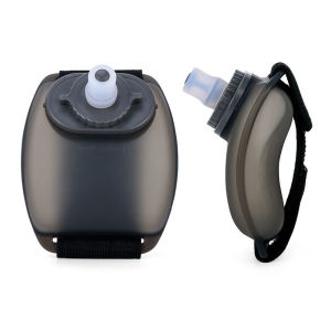 PATGEAR | water bottle 300ml Portable Silicone Sports Water Bottle for Running Cycling Hiking Marathon