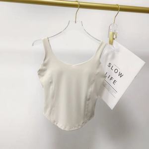 Shockproof Quick-Dry Sports Bra U-Shaped One-Piece Fixed Cup