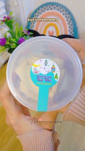 (Isi 40 Pcs) Sticker Idul Fitri Sticker Label Segel Kue Kering Anti Air Sticker Kue Kering Bahan Vinil Terbaru Termurah