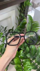 Kính Trắng Bản To Gọng Đen Thời Trang Cidu Mk23