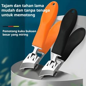 🔥 Gunting Kuku Sudut/Tool Nail Art Nailart/Gunting Kuku Kaki Cantengan Potong Kuku Jempol Miring Toe Nail Clipper Stainless Tang anti kuku tumbuh ke dalam Penjepit Manikur Tanpa Rasa Sakit