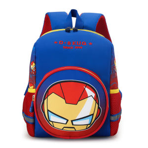 SHIPAILUO | Cute Travel Backpack For Boys Kindergarten School Bag Dual Shoulder Soft Cartoon Nylon Childrens Day Gift Waterproof Heightened