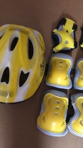 Paket Perlindungan 7-in-1: Helm, Pelindung Lutut & Sikut untuk Anak