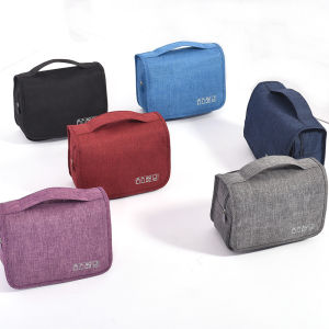 Korean Waterproof Fabric Makeup Bag Cosmetic Bag Ladies Large Capacity Travel Organizer Bag Toiletry Bag Local Seller