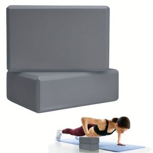 1/2pcs Non-Slip Wear-Resistant High-Density Yoga Suitable for Yoga Pilates & for Gym Equipment - Non-Slip Texture Leg
