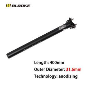 Lightweight Bike Seatpost 400mm Aluminum Alloy Mountain Bicycle Seat Tube 25.4 27.2 30.9 31.6mm MTB Saddle Post Mtb Parts
