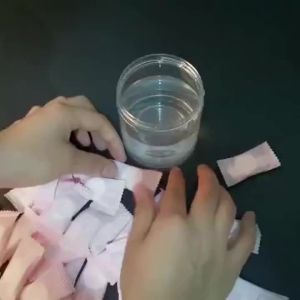 100PCS Mini Compressed Towel Disposable Capsules Towel Magic Face Care Tablet Outdoor Travel Cloth Wipes Paper Tissue