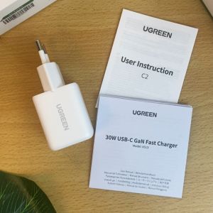 UGREEN Kepala Charger Type C Fast Charging 30W GaN Mini Adaptor For Samsung Iphone