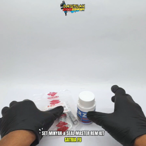 Paket 2 Item Seal Master Rem Belakang & Minyak Rem 50ml Satria FU