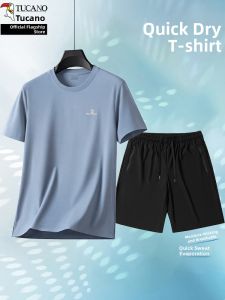TUCANO | Mens Ice Silk Quick-Dry Short Sleeve T-Shirt Set