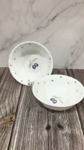 Corelle USA - [HIẾM] Plum - 01 Tô Chẹc Gợn Sóng Quả Mận Tím 532ml MS818