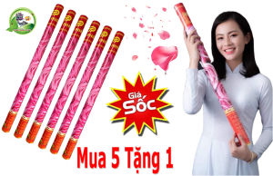 Lốc 6 Ống Giấy Phụt Hoa Hồng Cánh Hoa Hình Trái Tim Cao Cấp Phụ Kiện Tuyệt Đẹp Dành Cho Đám Cưới Sinh Nhật Lễ Hội Cây Dài 78 cm Thích Hợp Hội Nghị Khai Trương Party Mang Lại Cảm Giác Hạnh Phúc Vui Vẻ Sôi Động