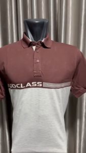 Kaos Pria Fashion Hugoclass Kerah Polo Kombinasi Lengan Pendek Top Kasual Brand Model Terbaru Kualitas Terbaik