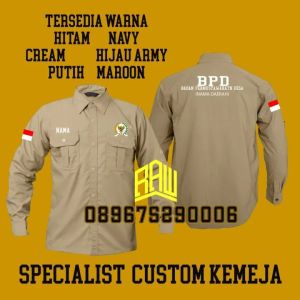 KEMEJA SERAGAM BPD BADAN PERMUSYAWARATAN DESA