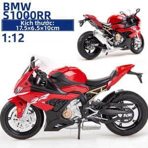 CHEZHI | Mô Hình Xe Máy Hợp Kim Âm Thanh và Ánh Sáng Trang Trí Đồ Chơi Cho Bé Trai