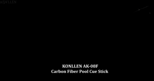 KONLLEN Carbon Fiber Pool Cue Stick 2.0 series 58-inch Professional Pool Sticks for Adults Full Carbon Technology Low Deflection Pool Cue Billiard Cues with 12.5mm Tip (Easy to Control Pro Taper Ultra-Smooth)