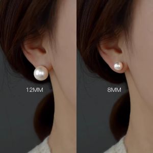Bông Tai Giả Ngọc Trai Không Cần Xỏ