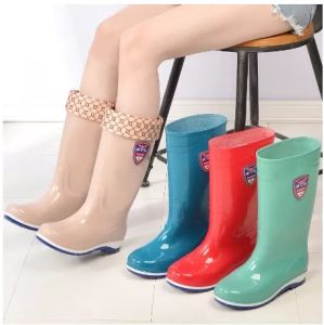 Sepatu Boots Situs Konstruksi Luar Ruangan Tinggi Restoran Dapur Asuransi Tenaga Kerja Sepatu Bot Karet Sepatu Boots Wanita Import Premium Bots Premium Quality Fashion Boot Terkini Korean Style Sneakers