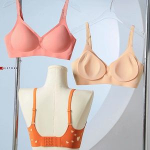 Bra Push Up Seamless Premium Wanita Bahan Ice Silk Cup ABC ( Cup A-C kecil) Ukuran 42-75 kg W008