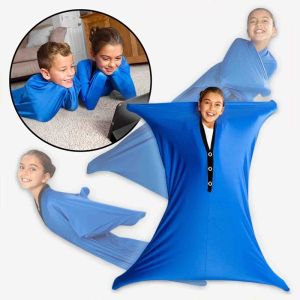Sensory Sack Medium Body Sock Calming Therapy Blanket Magic Bag Kindergarten Sports Game Clothing Sensory Training Toy Body Sock