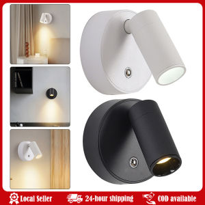 Adjustable Wall Light USB Rechargeable 1800mAh Nordic Modern LED Wall Light COB LED Wall Light Backlight for Bedroom Living Room Wireless Wall Light Magnetic Base Lamp Rechargeable Usb Dimmable Indooor Lighting Downlight Beside Touch Room Reading Mount