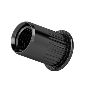 GUWANJI | Flat Head Vertical Pattern Black Hardened Stainless Steel Rivet Nut