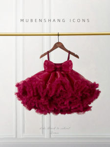 Princess Style Childrens Dress Babys First Year Cake Ceremony Dress Puffy Skirt Super Fairy Tale Girls Clothing