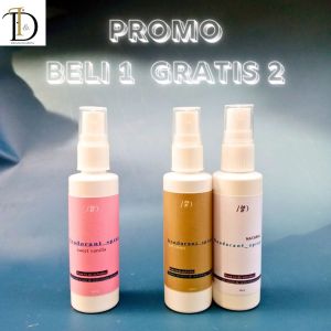 Deodorant spray vanilla Deodorant beli 2 gratis 1 anti bau ketiak
