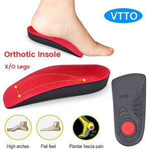 VTTO 1Pair Varus Orthotic Insole X/O Legs Correction Orthopedic Shoes Pad Plantar Fasciitis Arch Support Flat Foot Care Heel Cushion