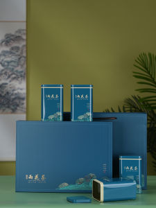 New 2025 Nanjing YuHua Tea Gift Box Empty Box Universal One-Pound CaoShan Green Tea Biluochun Longjing Packaging Box