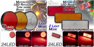 ✔READY STOCK✔ REFLECTOR TURN SIGNAL BRAKE LED TURNING SIGNAL LIGHT UNIVERSAL Y15ZR Y15 Y125Z RS150 LC135 BENELLI