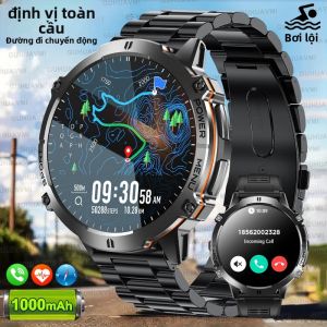 Đồng Hồ Thông Minh Quân Sự T-Rex 3 Mới Năm 2025 Hỗ Trợ Gọi Bluetooth GPS La Bàn Đo Độ Cao Áp Kế Chống Nước 10ATM Dành Cho Nam