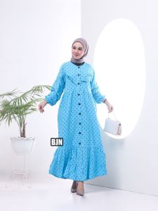 GAMIS NEW POLKADOT KECIL REMPEL KUALITAS VIRAL TIKTOK