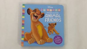 Disney My First Touch & Feel Animal Friends Hardcover Story Book For Kids